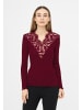 TOOCHE Shirt & Top "Scarlet Temptation" in bordeaux