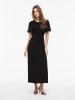 Vila VILISA S/S MDI SMOCK DRESS in Black Beauty