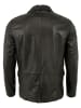MADDOX Lederjacke Lammnappa in Schwarz
