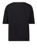 Betty Barclay Halbarm-Shirt mit Wasserfallausschnitt in Schwarz