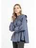 DreiMaster Damen Langarmbluse in Graublau