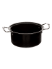 5five Simply Smart Fondue-Set für 6 Personen, Metall in Schwarz, 25,5 x 19 x 19 cm