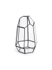 relaxdays Pflanzenterrarium "geometrisch" in Schwarz - (B)17 x (H)25 x (T)15 cm