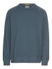 Camel Active Sweatshirt aus reiner Baumwolle mit Raglanärmeln in Tintenblau