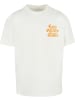 Merchcode T-Shirt "Funky Pineapple Oversized T-Shirt" in Weiß