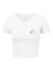 Merchcode Merchcode Cropped T-Shirts in white