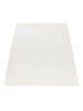 KADIMA DESIGN Teppich Kurzflor Uni-Look Polyester Wohnzimmer waschbar in Creme