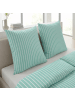 Traumschloss Renforcé Bettwäsche - Streifen mint weiß in grün