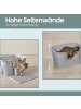 Feandrea Katzentoilette Boxal in Taubengrau - (B)76 x (H)33 x (T)64 cm
