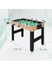 relaxdays Spieltisch "10 in 1" in Natur - (B)125 x (H)80 x (T)61 cm
