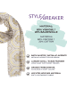 styleBREAKER Schal mit Batik Muster in Gelb-Orange