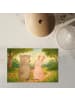 Mr. & Mrs. Panda Puzzle Bär und Hase Umarmen Design ohne Spruch in Weiß