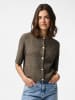Pieces Strickjacke in Morel