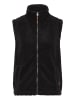 Oxmo Fleeceweste OXBerina in Schwarz
