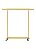 SONGMICS Kleiderständer Pataye in Gold - (B)45 x (H)161.5 x (T)132 cm