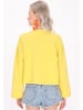 IZIA Women Sweatshirt in yellow