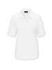 GOLDNER Poloshirt Stretchbequemes Poloshirt in weiß