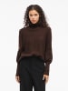 Vila Strickpullover in Coffee Bean