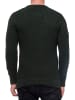 Rusty Neal Grobstrick Slim Fit Rundhals-Pullover in Khaki