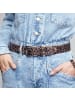 b.belt Gürtel Leder taupe-copper