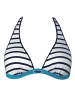 SUNFLAIR Mix&Match Bikini Top in nachtblau/weiß