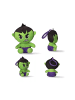 Marvel Hulk 3D Plüschfigur mit Aufhänger, Taschenanhänger
