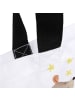 Mr. & Mrs. Panda Tote Bag Maus Sterne ohne Spruch in Weiß
