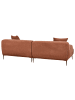Beliani 3-Sitzer Sofa MATILA in Braun - (W) 233 x (H) 70 x (L) 94 cm
