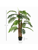 Outsunny künstliche Pflanze-16L x 16B x 120H cm-Grün