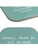 Mr. & Mrs. Panda Tischuntersetzer Spruch Dank an Hundesitter mit... in Meeresbrise