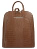 Cluty Rucksack echt Leder in cognac