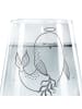 Mr. & Mrs. Panda Wasserglas Sternzeichen Jungfrau ohne Spruch in Transparent