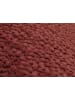 MCW 6er-Set Esszimmerstuhl N11 Bouclé 350g/m², Bordeaux, Beine Holz-Optik