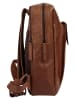 SPIKES & SPARROW Rucksack echt Leder in cognac