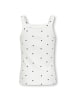 KIDS ONLY Trägertop Allover-Print Kogbella in cloud dancer black hearts