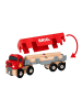 Brio Brio Aktionsspiel Holztransporter mit Magnetladung in bunt
