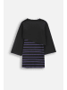 Coccodrillo 2-in-1 Kleid in schwarz