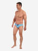 HOM Badehose Swim Mini Briefs Viareggio in blue-white stripes