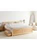Beliani 3-tlg Doppelbett OLENDON in Braun