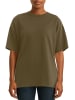 Reichstadt Reichstadt Regular Fit T-Shirt Damen Shoulder Drop 25RSW071 Khaki XL