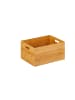 relaxdays 8 x Aufbewahrungskiste in Natur - (B)40 x (H)21 x (T)30 cm