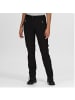 Regatta Outdoorhose Xert Stretch mit Gürtel in Schwarz