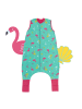 Schlummersack Bio Schlafsack mit Füßen und umklappbaren Bündchen 1.0 TOG in Pink