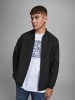 Jack & Jones Leichte Bomber Jacke Plus Size Große Übergrößen JJERUSH in Schwarz-2