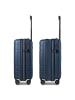 Redolz Essentials 11 4 Rollen Kabinentrolley 55 cm mit Dehnfalte in midnight blue