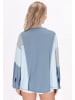 IZIA Women Blouse in Blue Grey