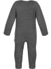 Normani Outdoor Sports 2er Pack Baby Merino Strampler „Tangoio" in Anthrazit/Rosa