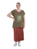 MIAMODA Shirt in dunkles olive