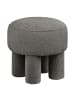 ebuy24 Pouf Frida Anthrazitgrau 43 x 43 cm