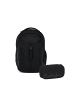 Satch Schulrucksack-Set MATCH Blackjack 2-teilig in Schwarz